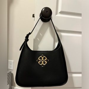 Tory Burch Miller Small Hobo Bag Black NWOT